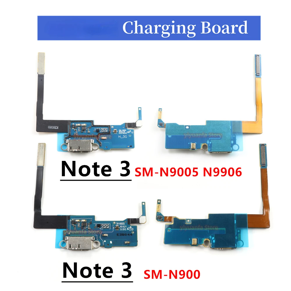 USB Charging Port Jack Charger Dock Plug Connector Board With Microphone Flex Cable For Samsung Galaxy Note 3 Note3 N900 N9005