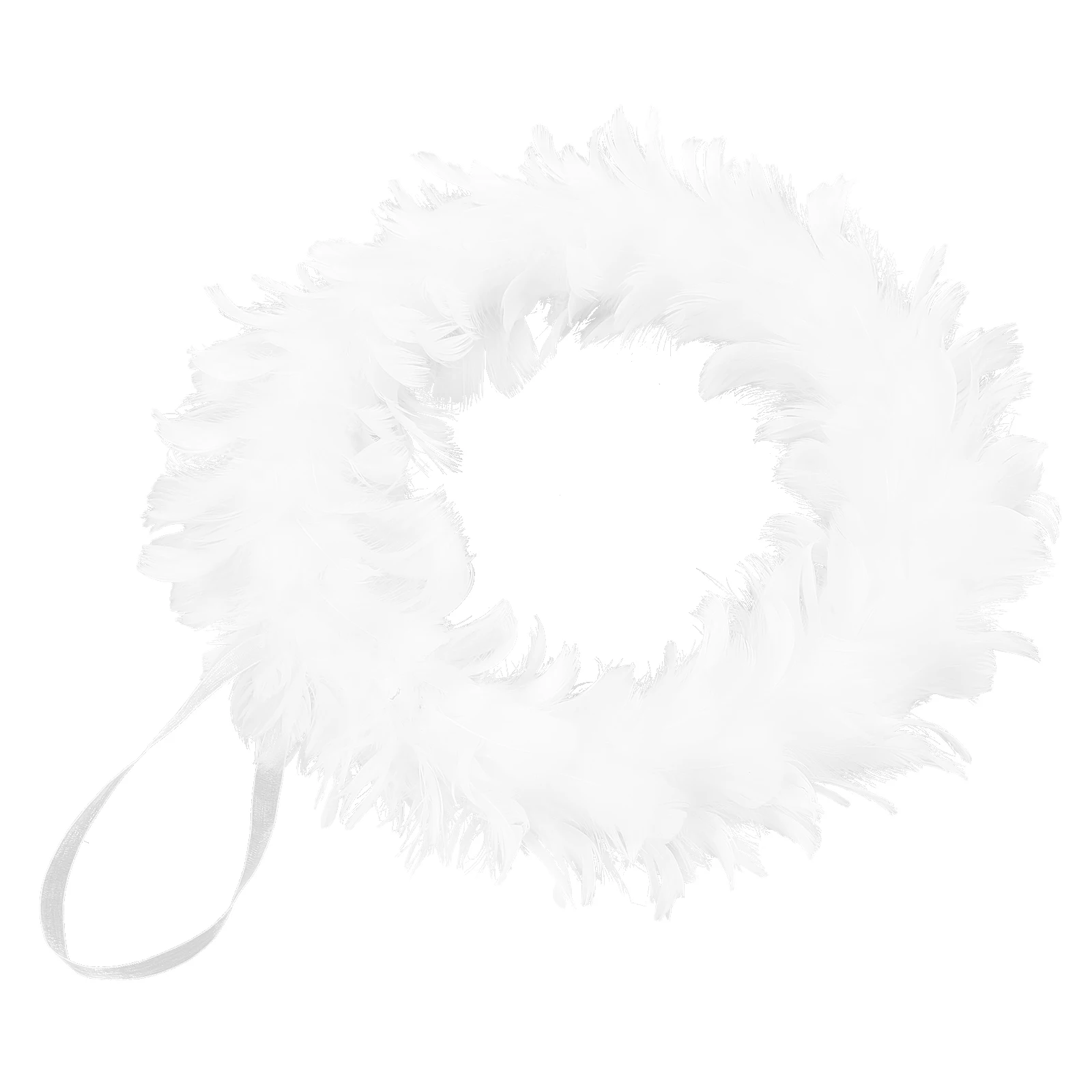 

Wreath Decoration for Door Wall Christmas Party Hanging Hanging Decor nament Festival White Wreath
