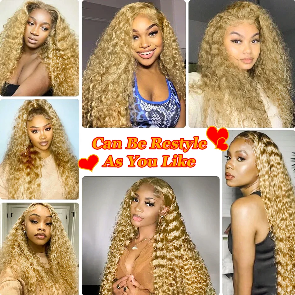 613 Deep Wave Bulk jungfräuliches menschliches Haar natürliche unverarbeitete Flecht verlängerung 18 30 Zoll lockige blonde Farbe für Fashion ista