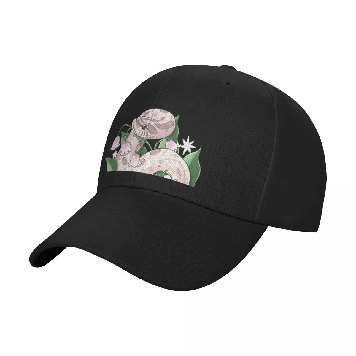 2026 Lavender Hognose Snake with Lily of the Valley Baseball Cap Beach Outing custom Hat party Hat Hats For Women Men's
