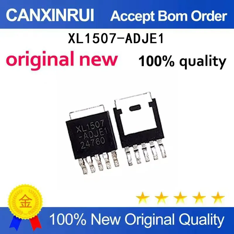 (5-100 Pieces) Brand new original XL1507-ADJE1 TO-252-5 3A 150kHz step-down DC converter chip