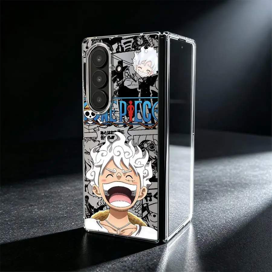 Cartoon O-One P-iece Case for Samsung Galaxy Z Fold 8 Ultra ZFold6 ZFold3 ZFold4 Z Fold 7 6 5 4 3 ZFold7 ZFold5 Phone Cover