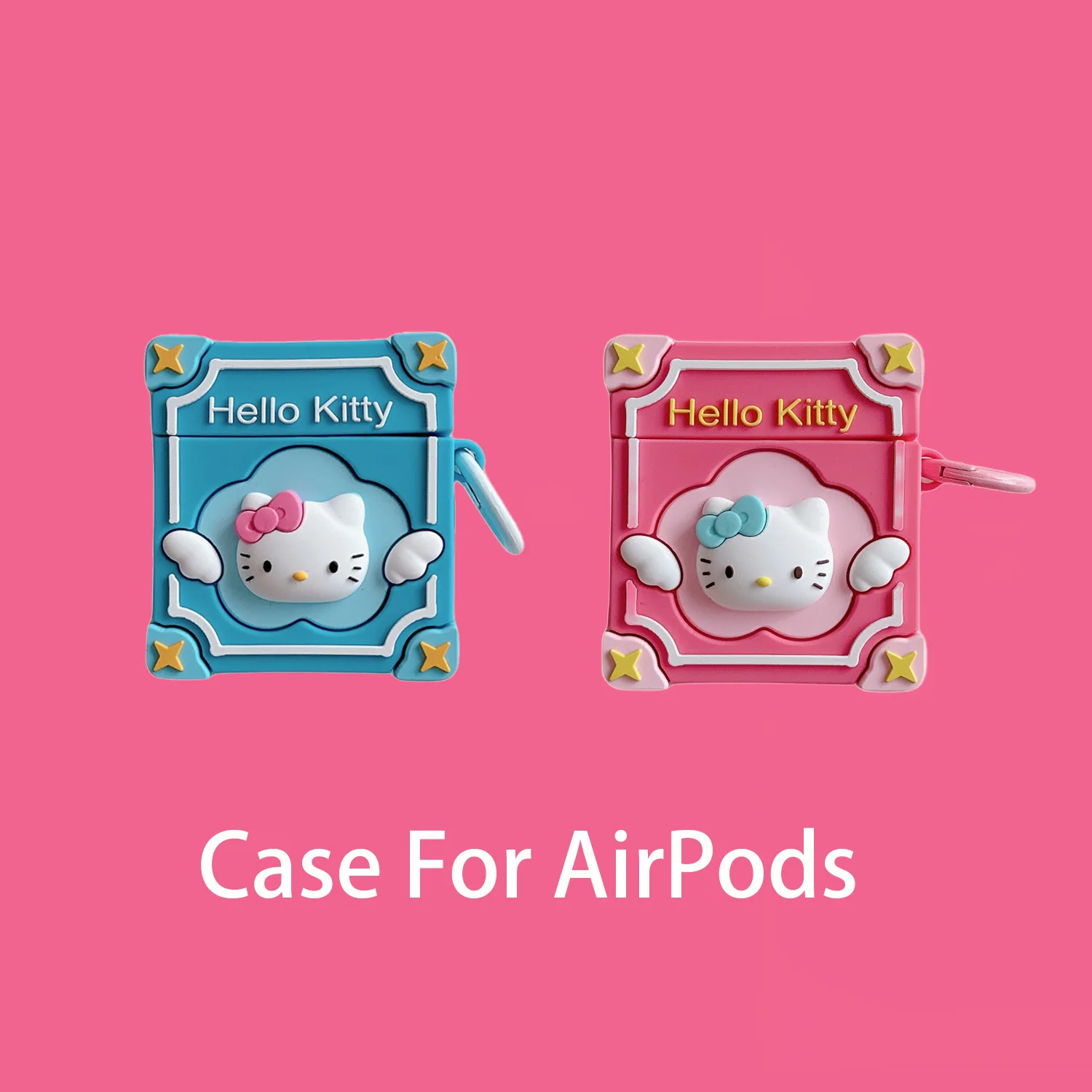 Cartoon Book Hello Kitty Cover for Apple AirPods 1 2 3rd Case for AirPods Pro 2 Case Cute Cartoon Air Pods Pro Wireless Box