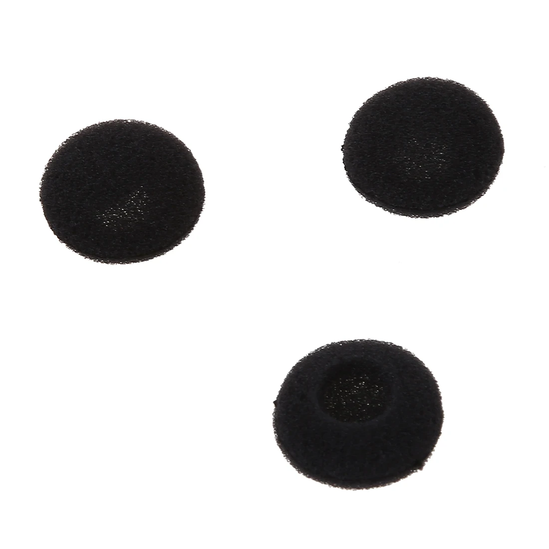 Fasdga-Esponja preta Earbud Headphone Cap, Ear Pads, Substituição Tampa, 100 pcs