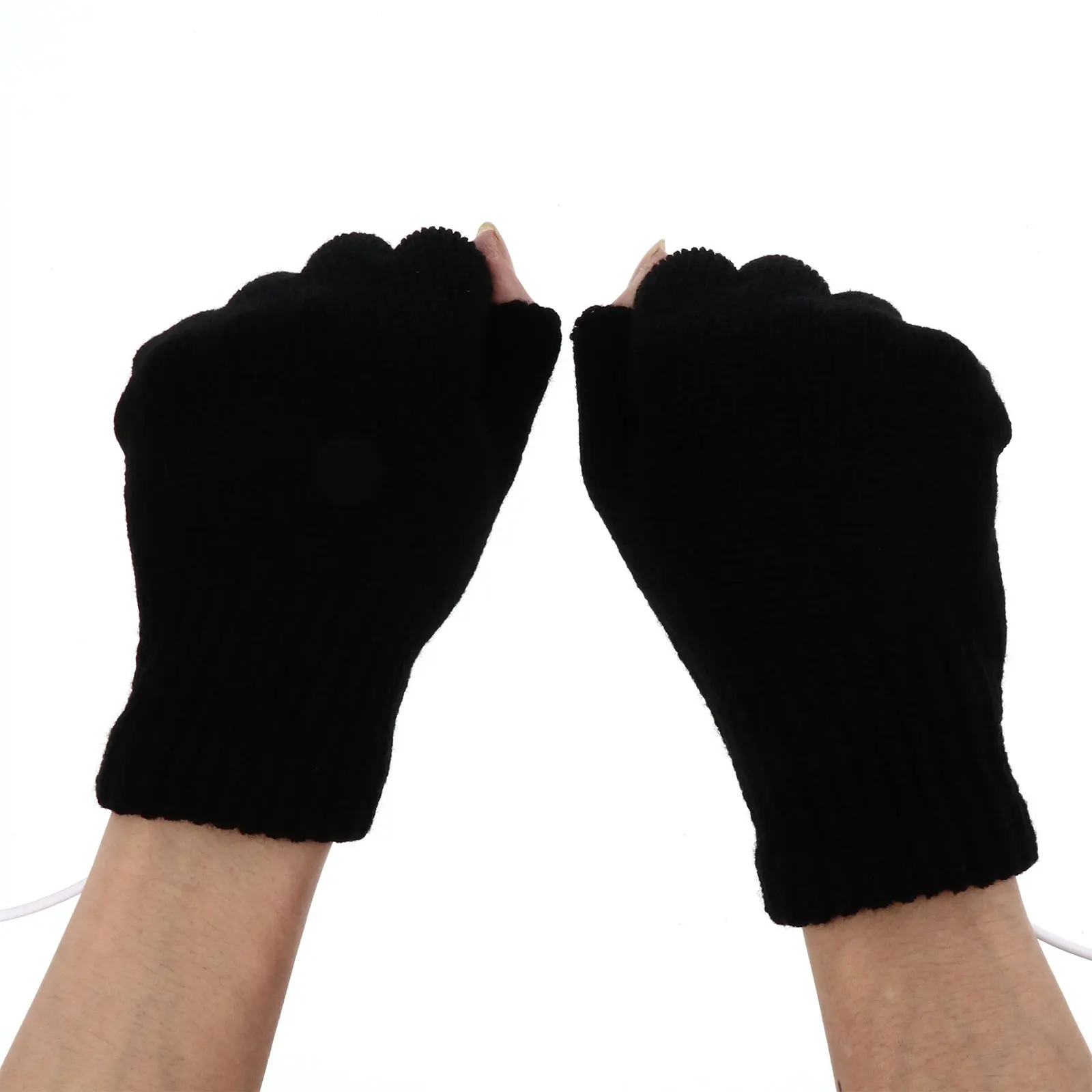 

Electric Heated Gloves Rechargeable Usb Warmers Wireless Thermal Mittens For Typing Skiing Cycling Winter Outdoor Use