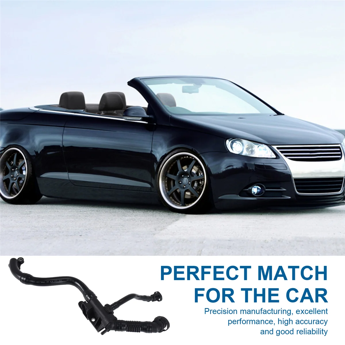03C 103474 خرطوم عادم تنفيس AA لأودي A1 VW EOS شيروكو جولف تيجوان باسات توران بيتل جيتا