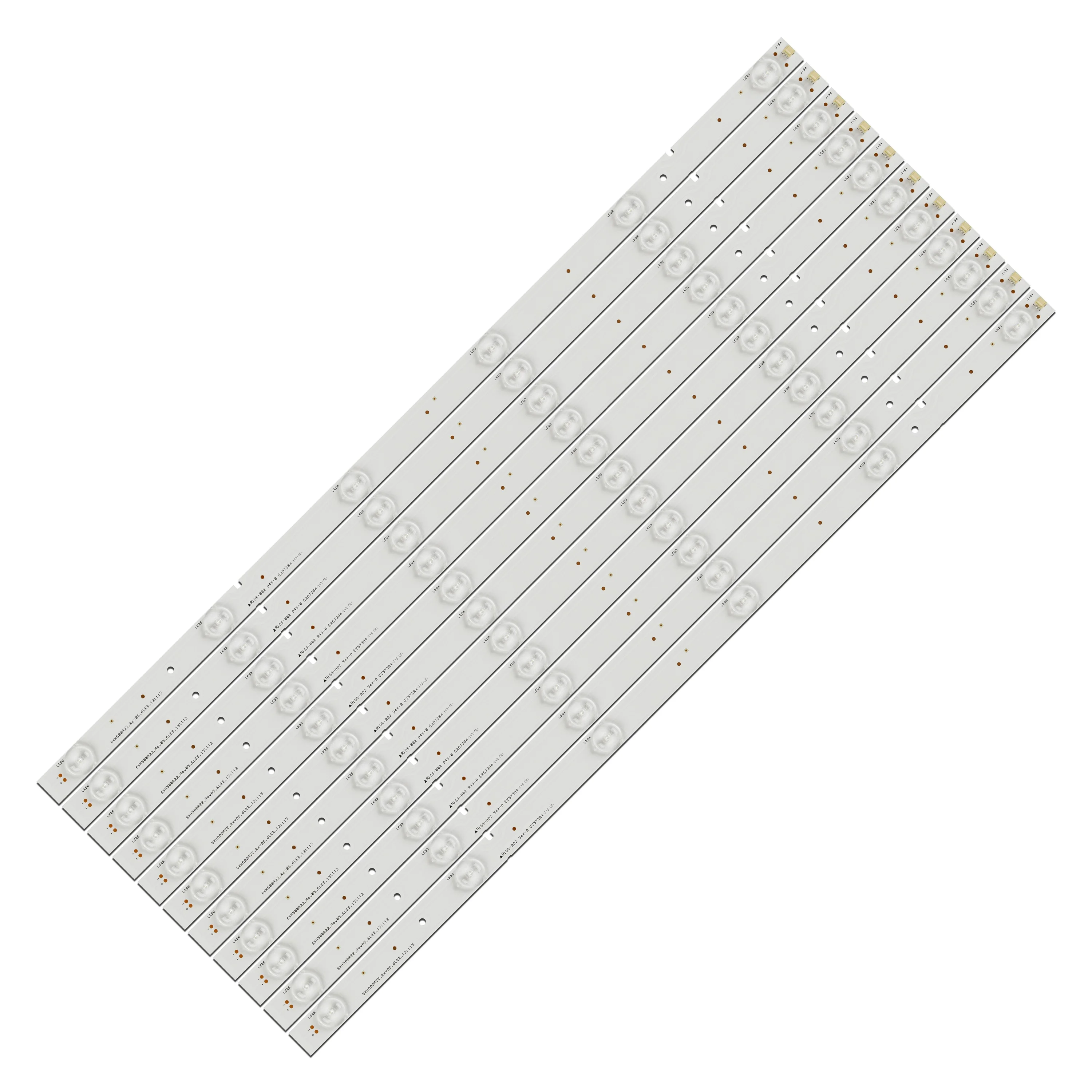 

11 шт. x 50-дюймовые полосы светодиодной подсветки для LED50K20JD LED50EC280JD SVH500A22_6LED_131113 LED50K220 LED50K320U 50K20JD 50EC280JD