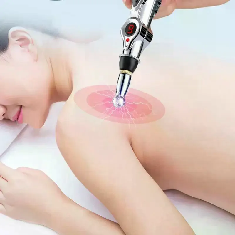 Pluma de acupuntura electrónica, pluma de punto de acupuntura, pluma de punto de acupuntura, pluma meridiana de energía, pluma de masaje, acupuntura