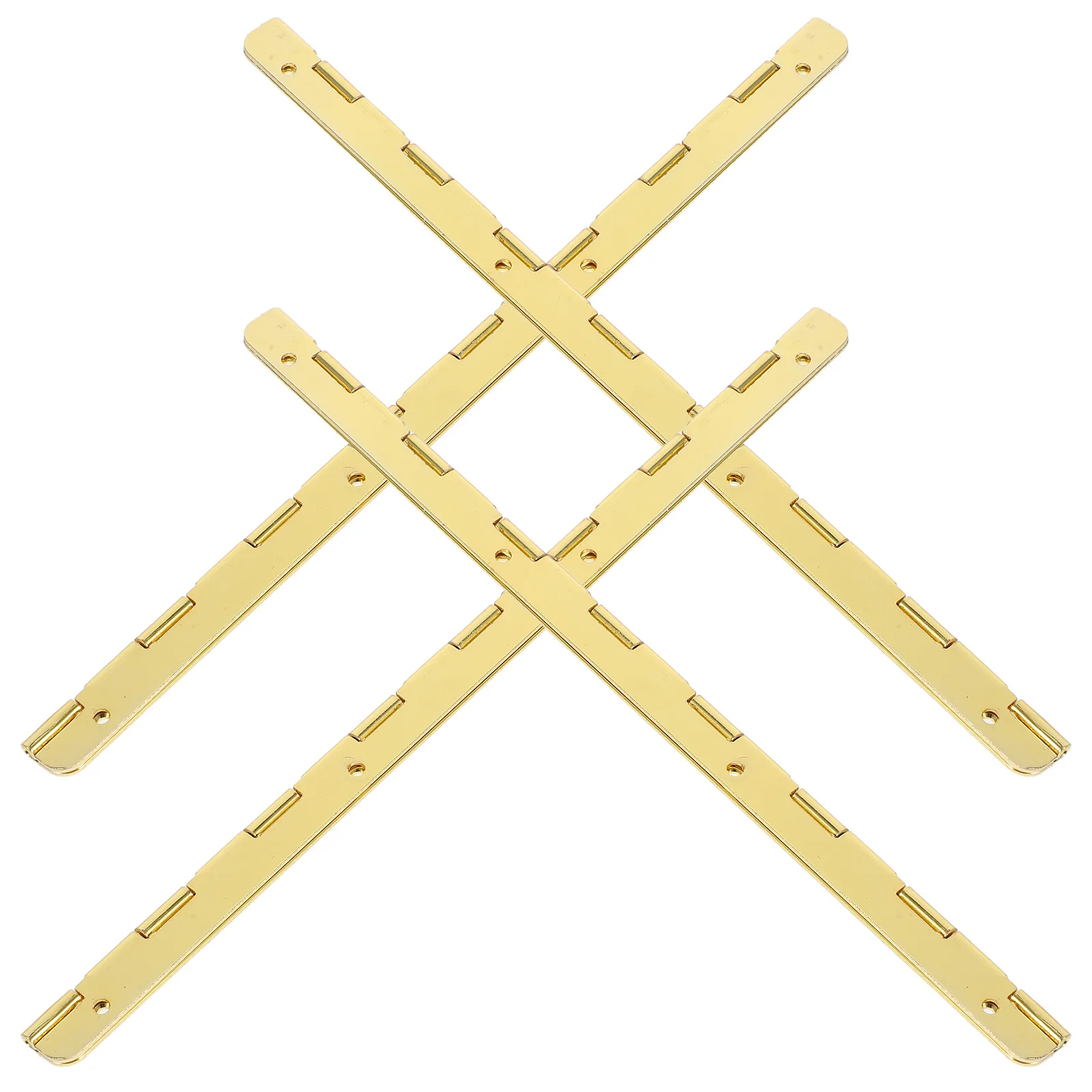 

4Pcs Long Hinges Jewelry Box Metal Hinges Wooden Box Decorative Crafts Iron Durable Elegant Support Decorative Hinge