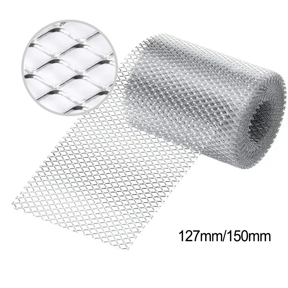 1pc 12.7*15cm 6.1m Aluminum Gutter Cover Guard Leaf Guards Forrain Roof Gutters Mesh Guards Leaf Protector Filtering Device