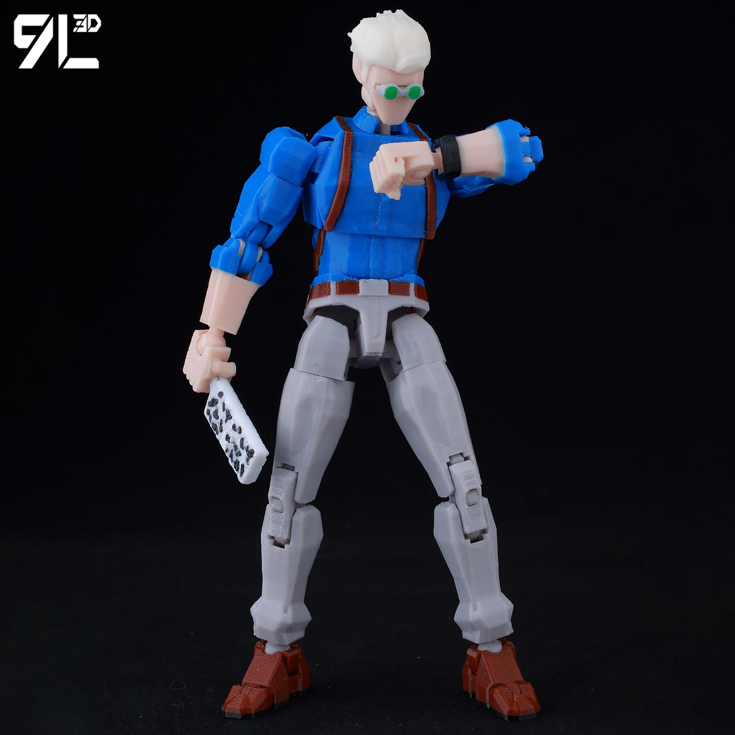 

9L3D Dummy13 Nanami Kento Jujutsu Kaisen Stress Relief Shapeshift Robot Articulate Movable Multi-Jointed Figure Birthday Gifts