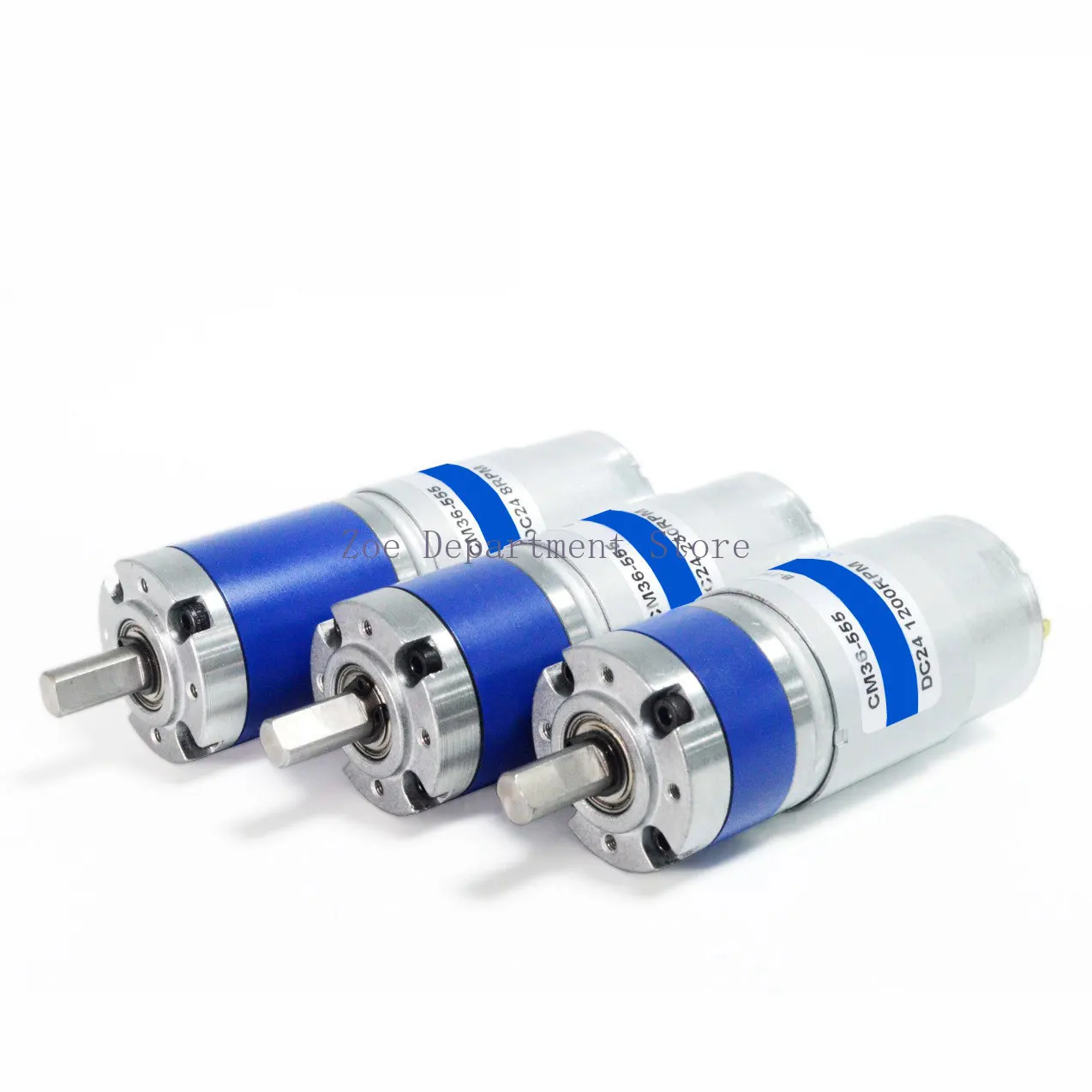 12/24V 36-555 Max 70kg.cm 8-1600rpm  High Torque dc Motor Low Noise Planetary Gear Motor