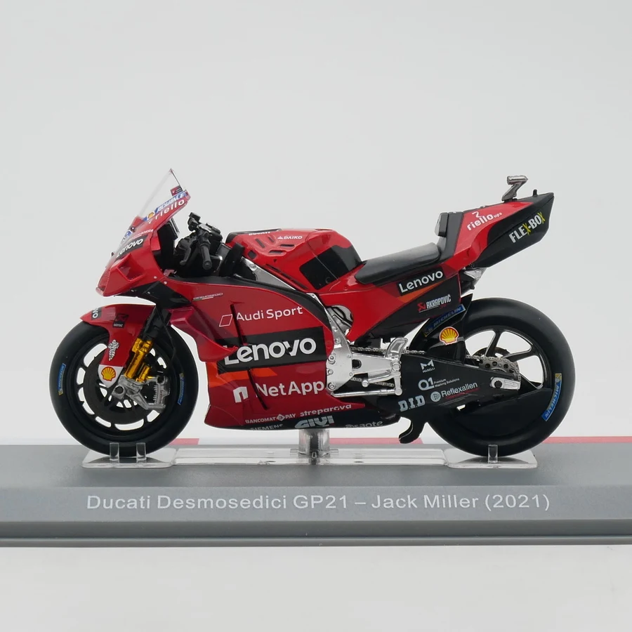 1:18 Scale Diecast Alloy Moto GP 2021 Duca Ti Desmosedici GP21 Motorcycle Toys Cars Model Classics Adult Souvenir Static Display