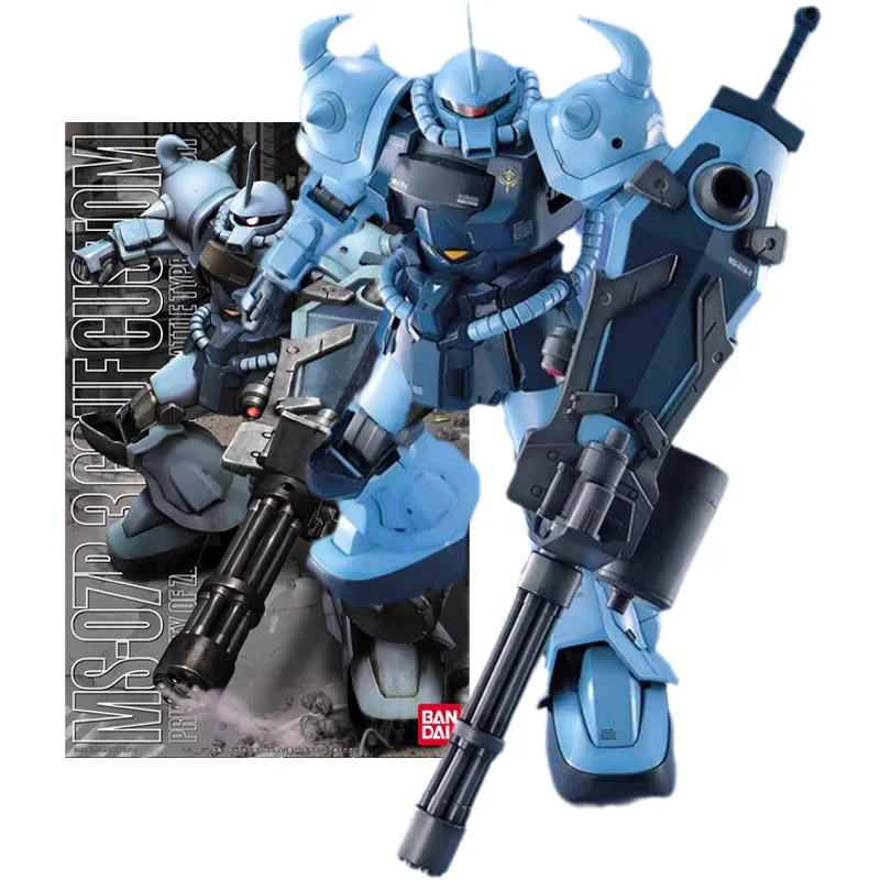 

Bandai Genuine Figure Gundam Model Kit Anime Figures MG 1/100 MS-07B-3 Guof Custom Collection Action Figure Model for Kids Toys