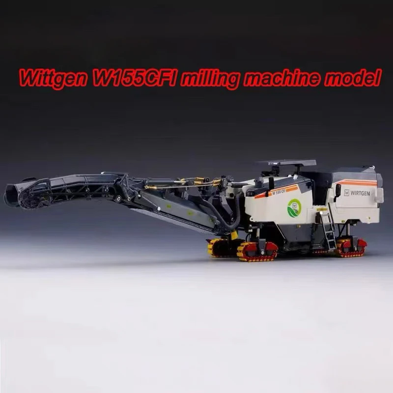 Die-cast Alloy Road Machinery Paver Model for 1:35 Scale WIRTGEN W155CFi Cold Milling Machine Construction Machinery Toy Gifts