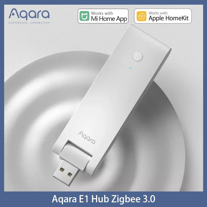 Aqara E1 Hub USB Smart Gateway Zigbee 3.0 Wireless Connect Remote Control For Mi home Aqara APP For Apple Homekit Smart Home