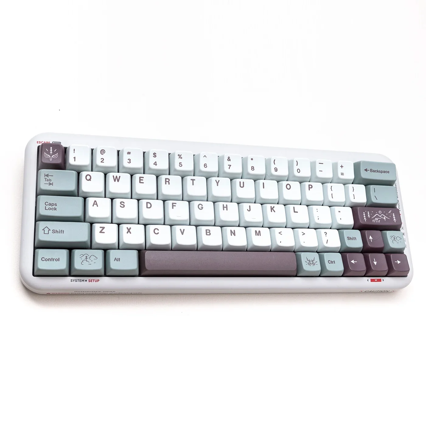 GMK Fog Mechanical Keyboard Keycap MDA Height PBT Material Sublimation CIY Ningzhi DK68 61 87 104