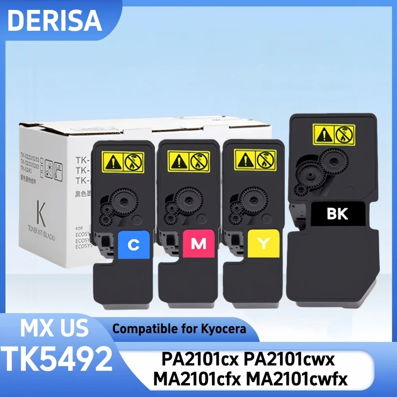 1 SET TK5492 TK-5492 Toner Cartridge Compatible For Kyocera ECOSYS PA2101cx PA2101cwx MA2101cfx MA2101cwfx