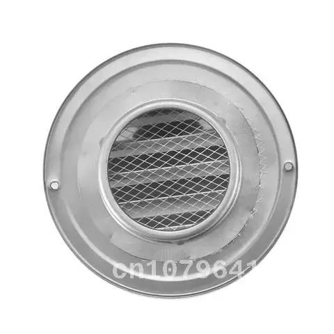 77/100mm Stainless Steel Ventilation Grille Round Exhaust Grille With Flange Keep Indoor And Outdoor Air Circulation