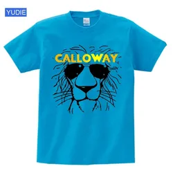 Calloway Lion Face Shirt Lion Rockstar Face T-shirt Cool Lion Head Shirt Kids Summer T Shirt Boys Girls Children Teen Boys Shirt