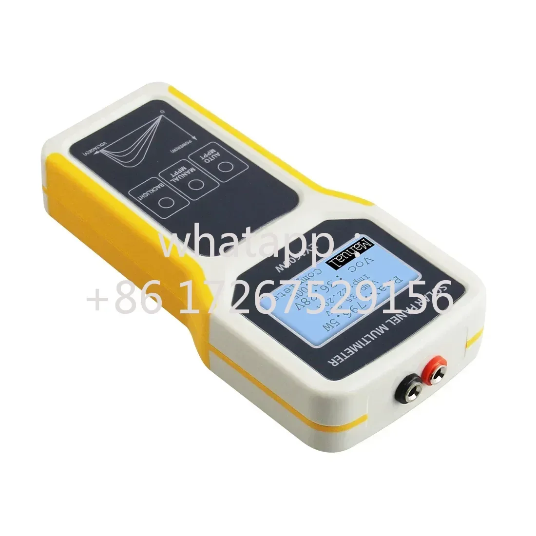 EY1600W MPPT LCD Display Solar Panel PV Tester Kit Smart Current Voltage Multimeter Tester Digital Meter Solar Power Tester VOC