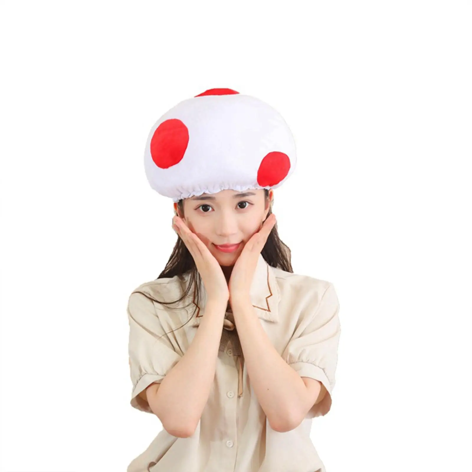 

Mushroom Hat Supplies, Decorative Creative, Funny Soft Comfortable, Headdress for Holiday, Fancy Dress Performance Party