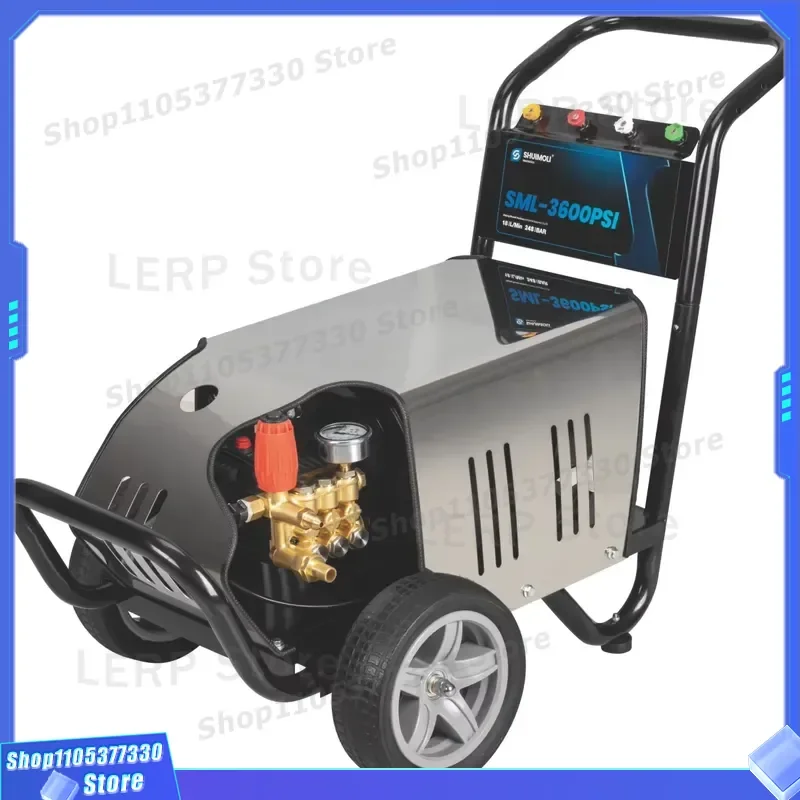 3kw High Pressure Washer Portable Car Washing Machine Household Commercial Cleaning Tool With Handle 2.2kw Power Water Jet