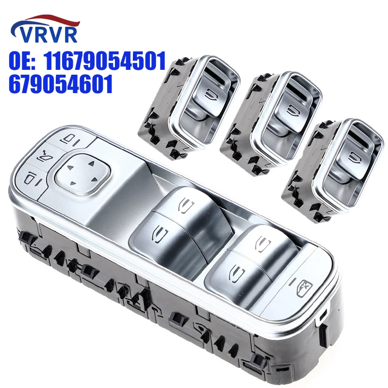 VRVR 1679054501 1679054601 Power Window Switch A1679054501 For Mercedes Benz GLS GLE W167 2019- 2021 Window Lifter