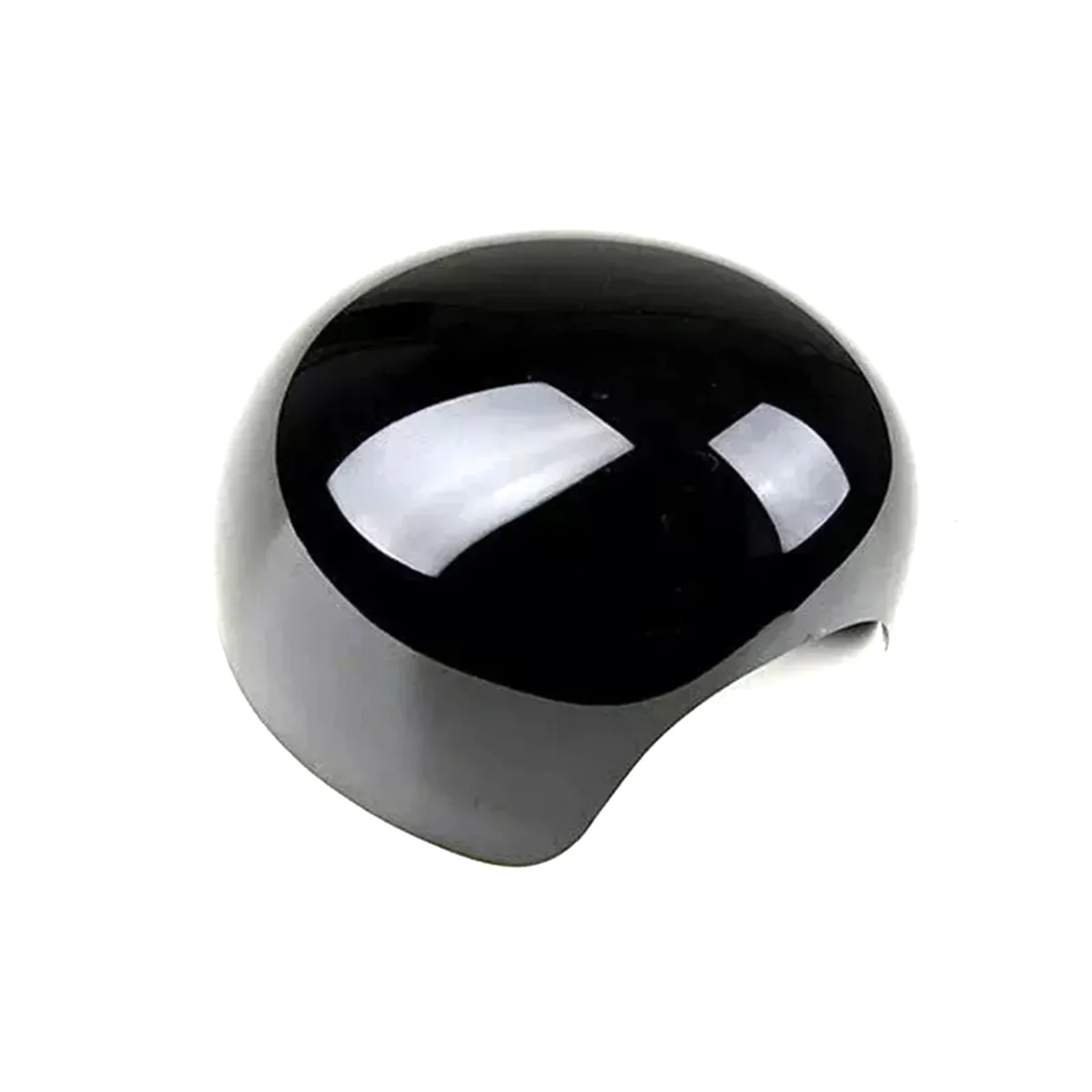 Durable 1Pair Gloss Black Wing Mirror Cover Cap Casings 51167401229 LHD