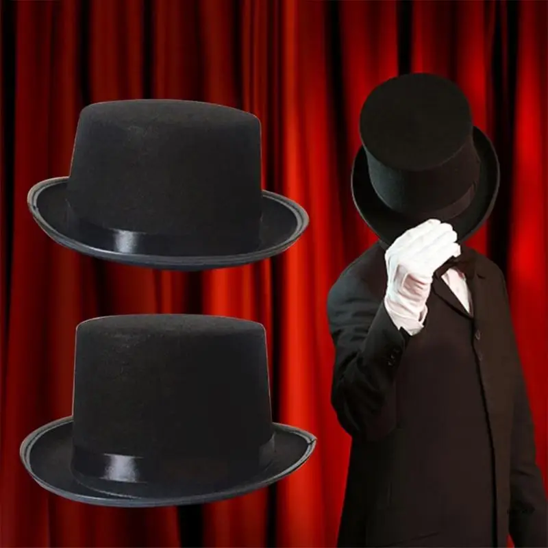 Pork Pie Hat Sequin Top Hat Fedora hat Magician Top Hat Bowler Top Hat Hat Magician Performed Hat