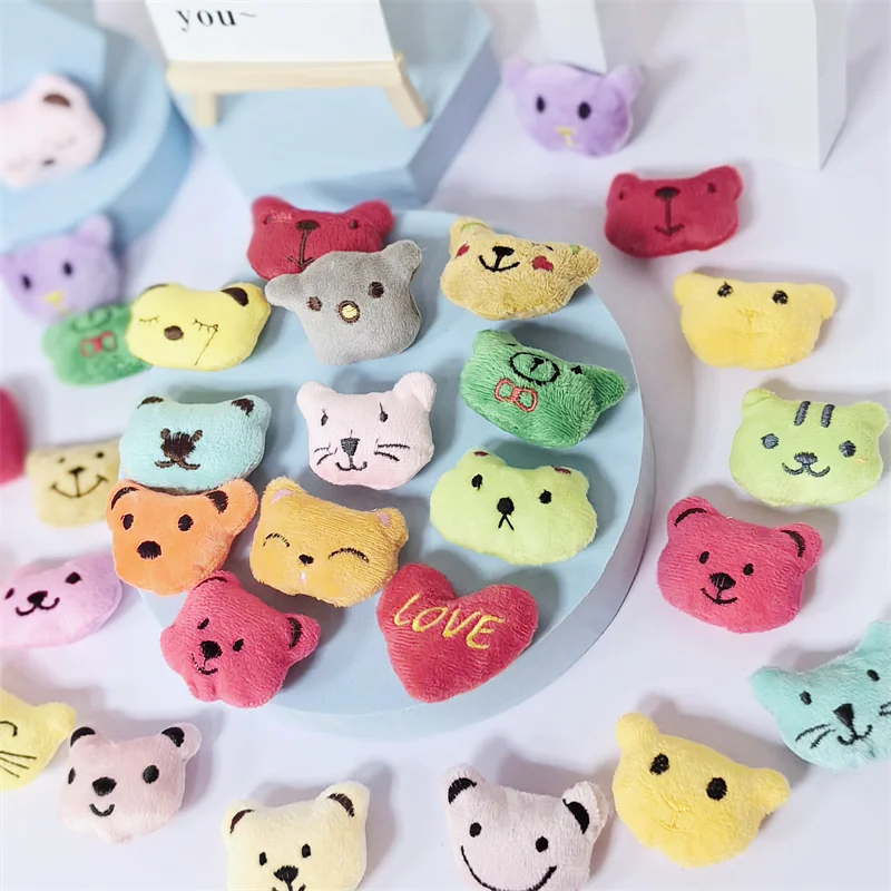 10-30 stücke Tier Plüsch Puppen Kaninchen Bär Stofftiere Mini Mädchen Plüsch Klaue Maschine Puppe Zubehör 32mm Twisted Ei Spielzeug Geschenk – Detail 2