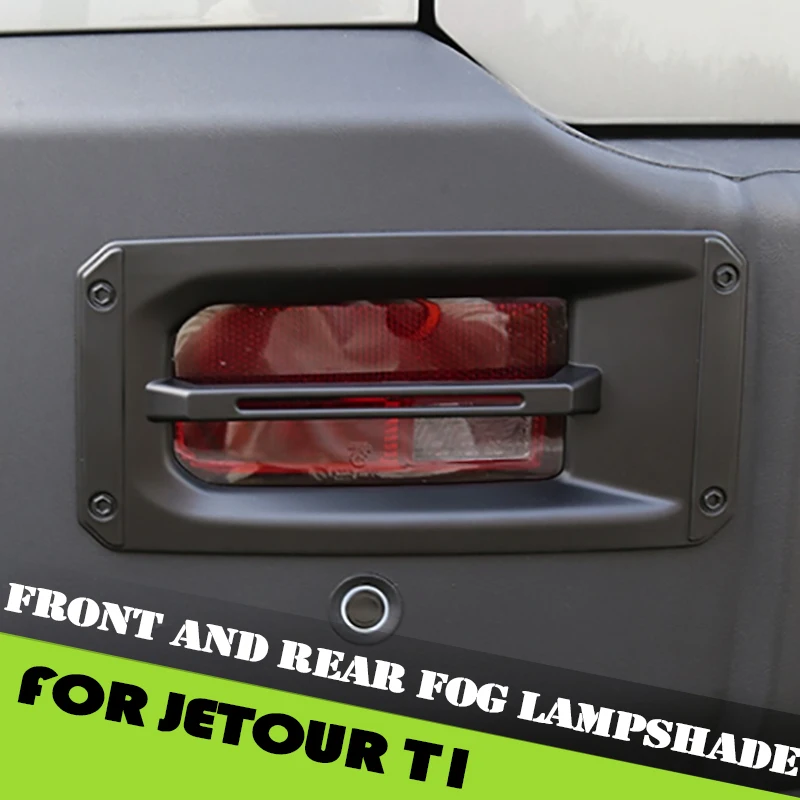 

Car Front and Rear Fog Lamp Covers Fit for Jetour Shanhai T1 2024 2025 Modified Car Front and Rear Fog Lamp Protective Covers