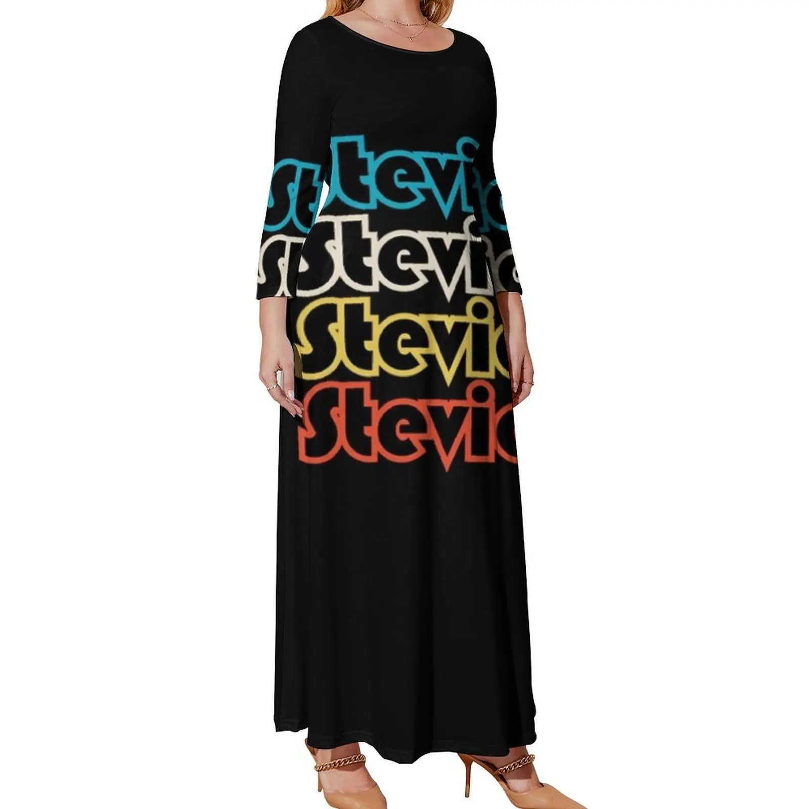 Stevie Nicks gradient Long Sleeved Dress evening dress women loose women's dress women clothes