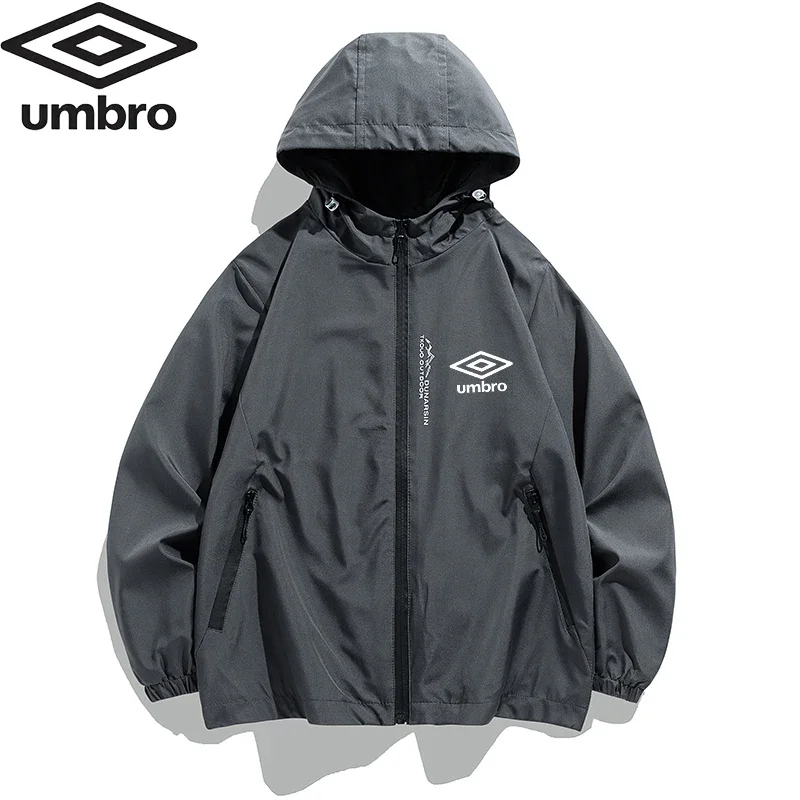 

Вышитые высококачественные куртки Umbro для мужчин, толстовки на весну и осень, повседневные и модные спортивные куртки