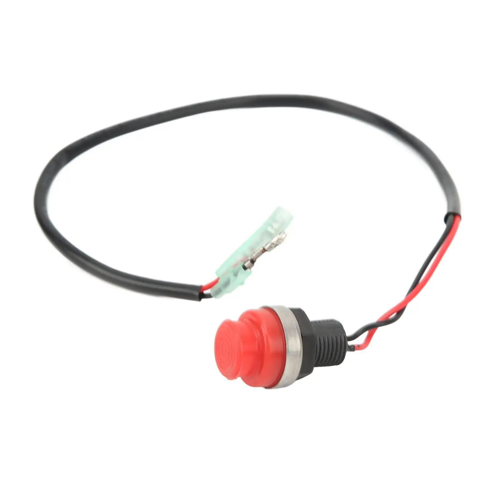 Engine Stop Switch Engine Stop Button Durable Simple Installation for atv Motorcycle Lawn Mower