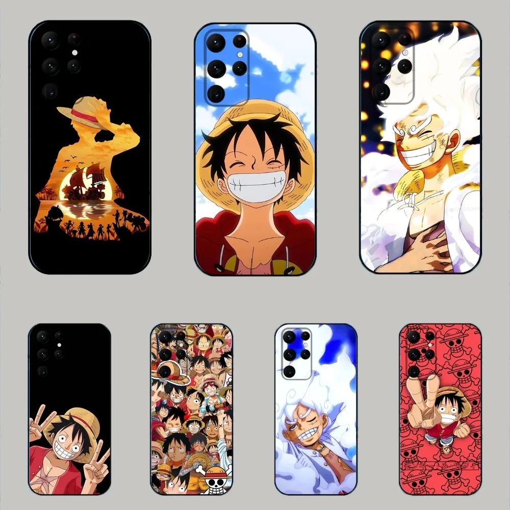 

M-Monkey D L-Luffy G5 Phone Case For Samsung Galaxy A20,A21s,A22,A31,A32,A52,A53,A72,73,A80,A91 Soft Black Cover