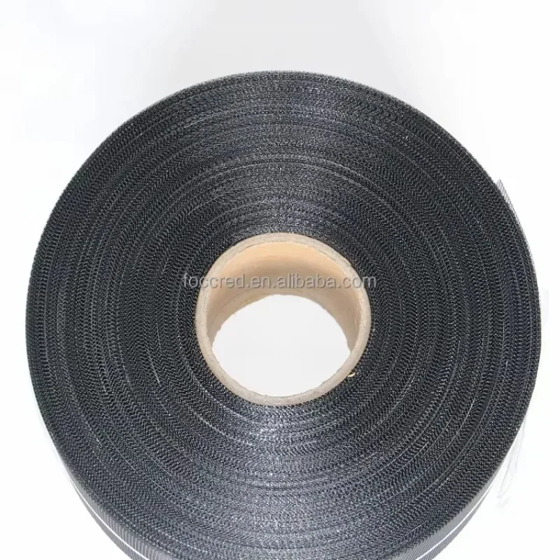 【From China】Custom Size Black Iron Wire Mesh Cloth for Mining, Chemical Industry and Plastic Granules Filter 30m Roll Length