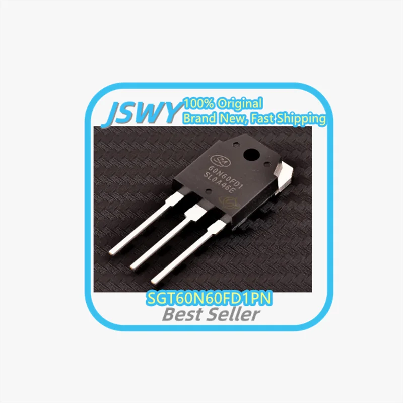(5/50 pieces) SGT60N60FD1PN 60N60FD1 TO-3P 600V 60A Brand New Original Authentic Product