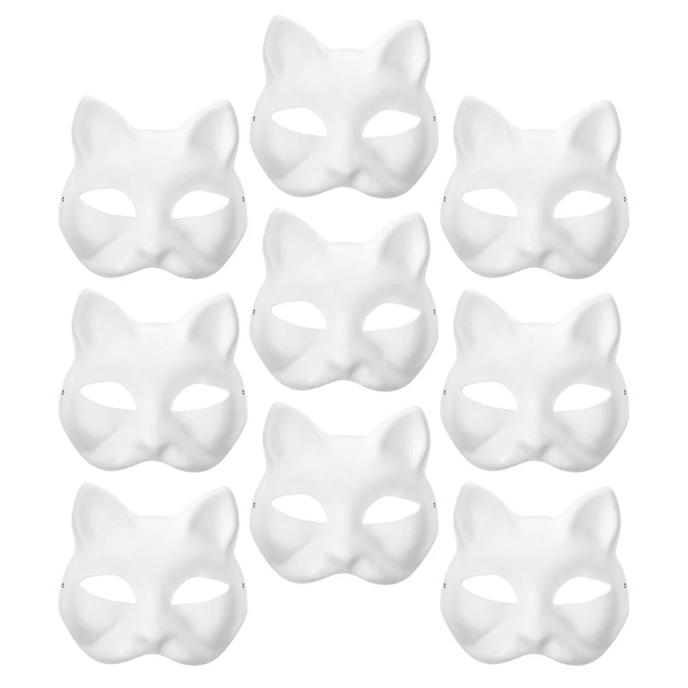 9 pezzi maschera vuota performance sul palco maschere in maschera retrò fai da te trucco carta da ballo