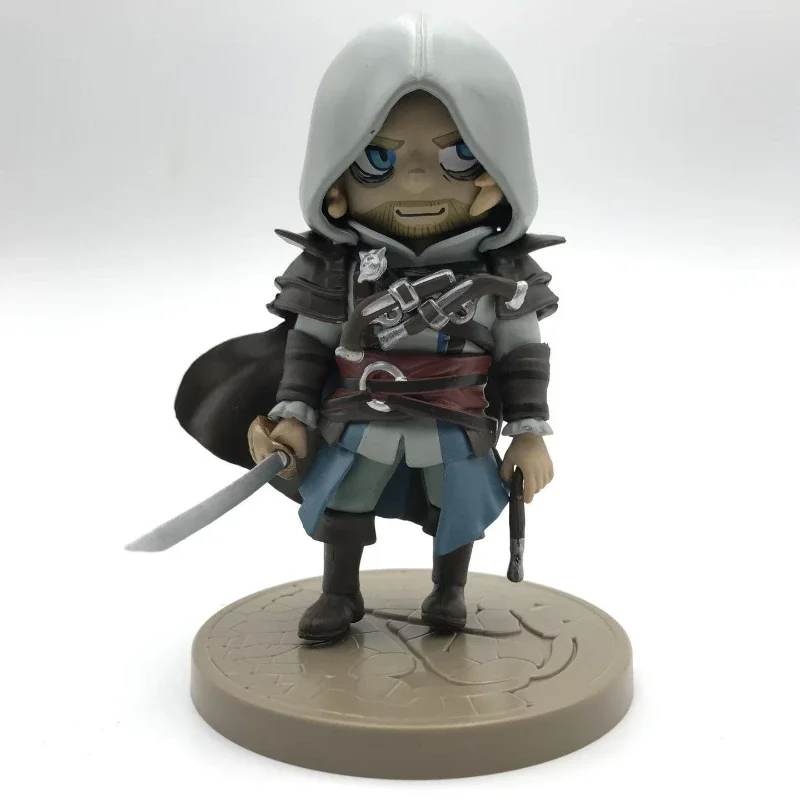 Cartoon Q Version Assassin's Creed Doll Ezio Connor Edward Game Figure Model Ornament Birthday Gift