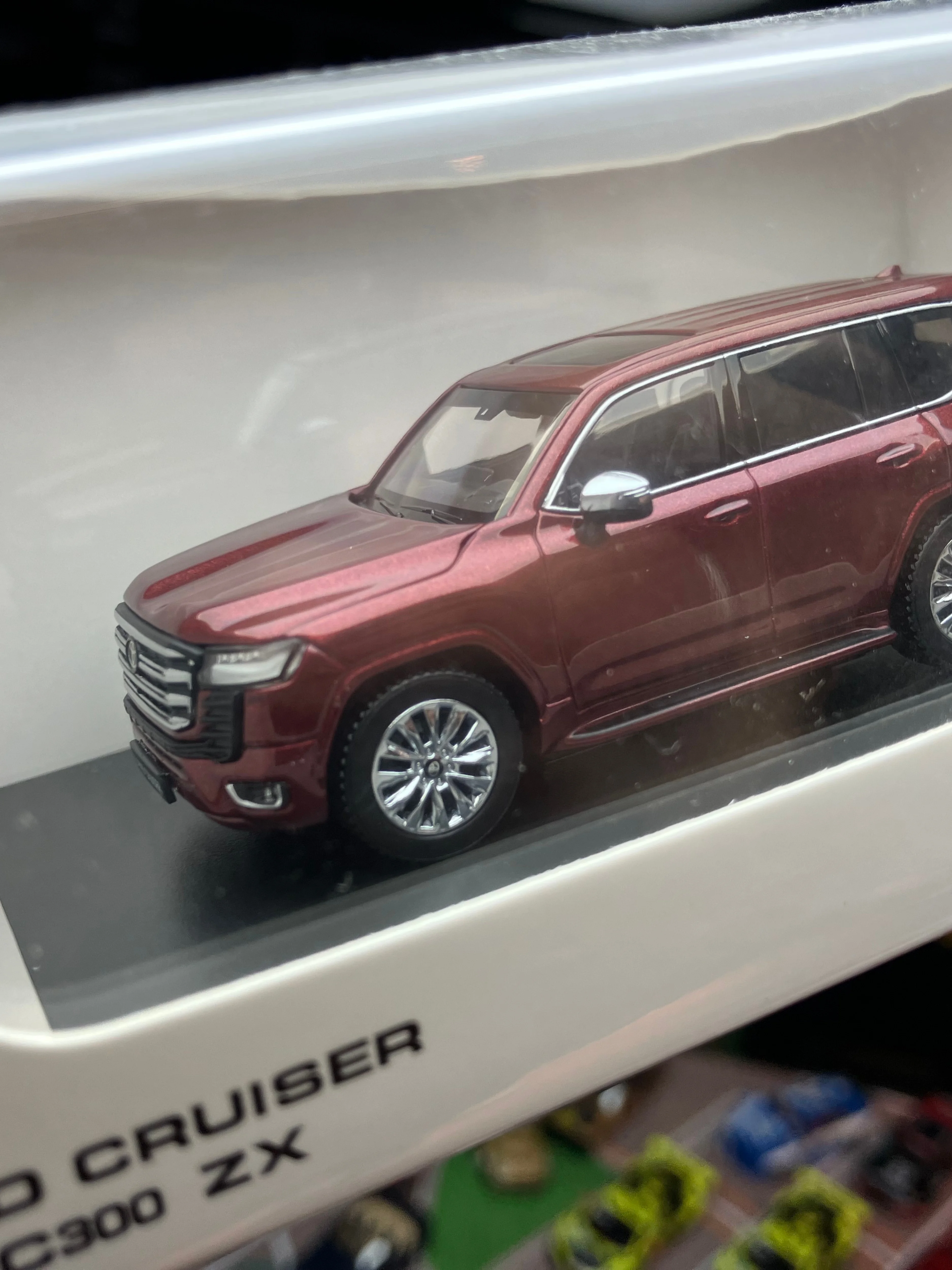 LCD 1/64 Land Cruiser LC300 Red Diecast City SUV Model Car Toys Gifts Display Collection Limited Edition Alloy