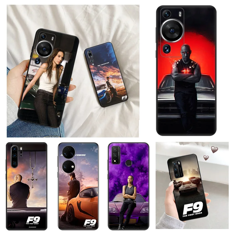 Matte Phone Case for Huawei P20 Pro Smart P40 P30 Lite Moto G30 G31 G200 One Fusion Fast Furious Art Soft Black Case Funda Shell