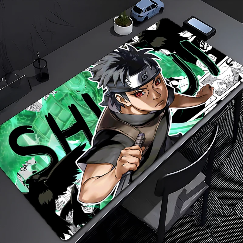 

Mouse Pad Large Naruto Shisui Uchiha Anti-Slip Rubber Gaming MousePad Durable Desk Pad for Office and Gaming PC carpet Mousepad