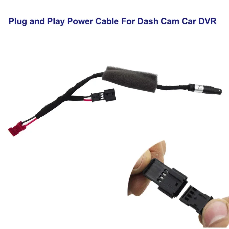 Car Dvr Dash Cam Plug and Play Power Cable for BMW F30 F21 F33 F10 F25 F48 F26 F34 F31 F15 2012 -2018 connect to the rain sensor