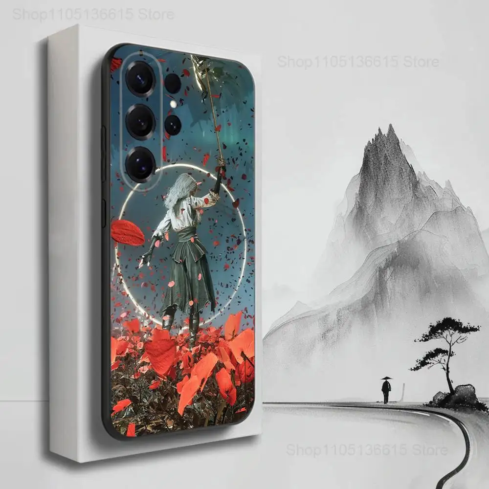 حافظة هاتف C-clair Obscur Expedition-33 لهاتف سامسونج S25، S24، S23، S22، S21، S20، S10، Ultra، Plus، Lite، FE، غطاء أسود من السيليكون الناعم #6