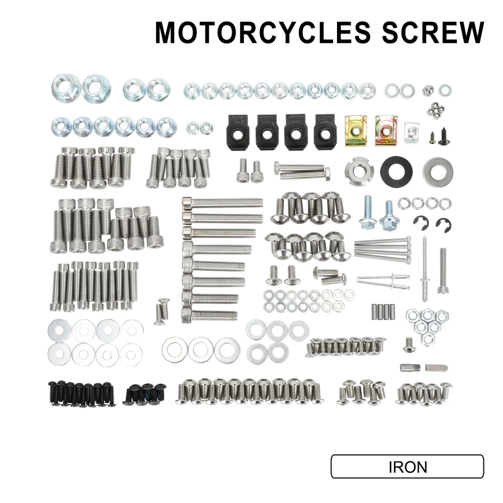 

Whole Body Screw Sets Fairing Fender Screw Bolt Kit Iron For Surron Light Bee S X Electric Dirt Bike E-bikes Motorcycles Parts