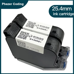 Phezer 25,4mm 1309S tinta de impresora Original multicolor nivel A 1/3/5 Uds impresora de inyección de tinta en línea portátil de alta adherencia de secado rápido