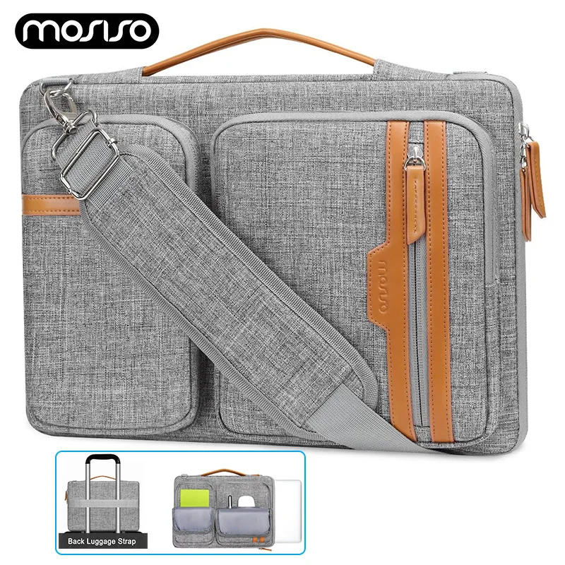 360 Protective Laptop Shoulder Bag 13 14 15 15.6 16 inch M3 M2 M1 for MacBook HP Dell Lenovo Asus Notebook Messenger Sleeve Case