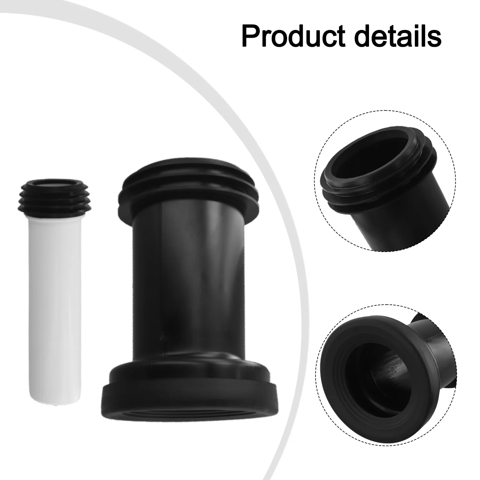 Anti-blocking Flush Pipe Sealing Pipe Customizable Drainage Toilet Drain Pipe Anti-Blocking Features Easy To Cut
