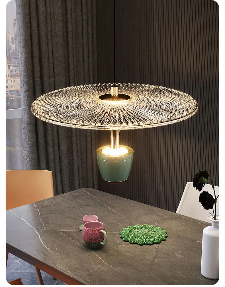 Novelty LED Pendant Lights Red Green Black